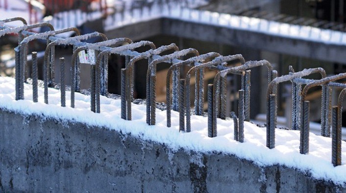 До скольки градусов мороза можно заливать бетон