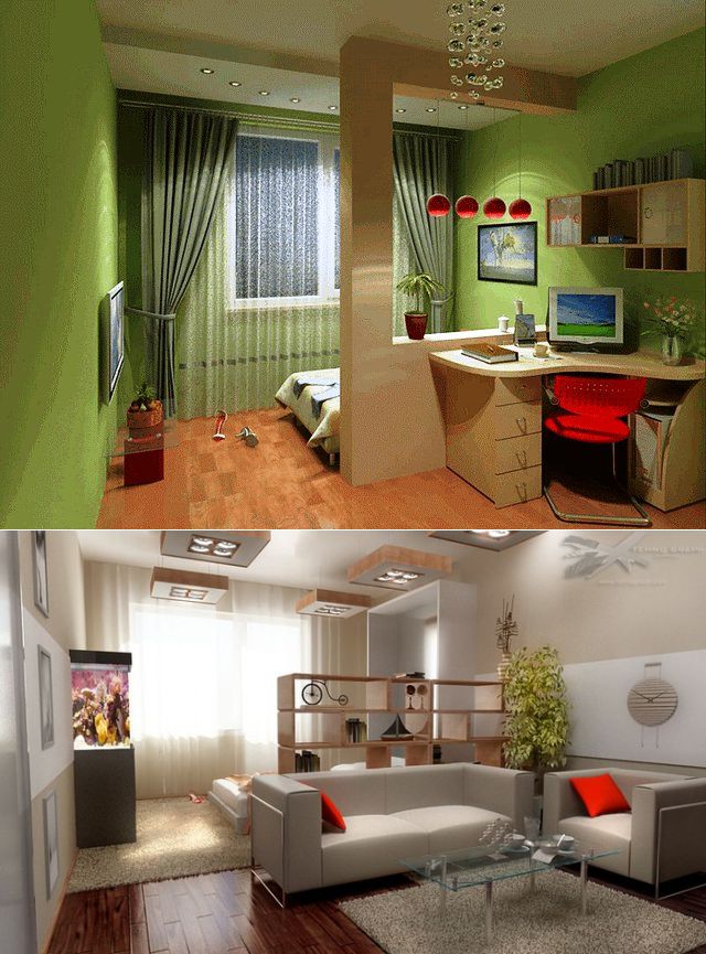 Дизайн маленькой комнаты
