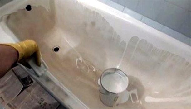Как покрасить ванну чугунную в домашних условиях