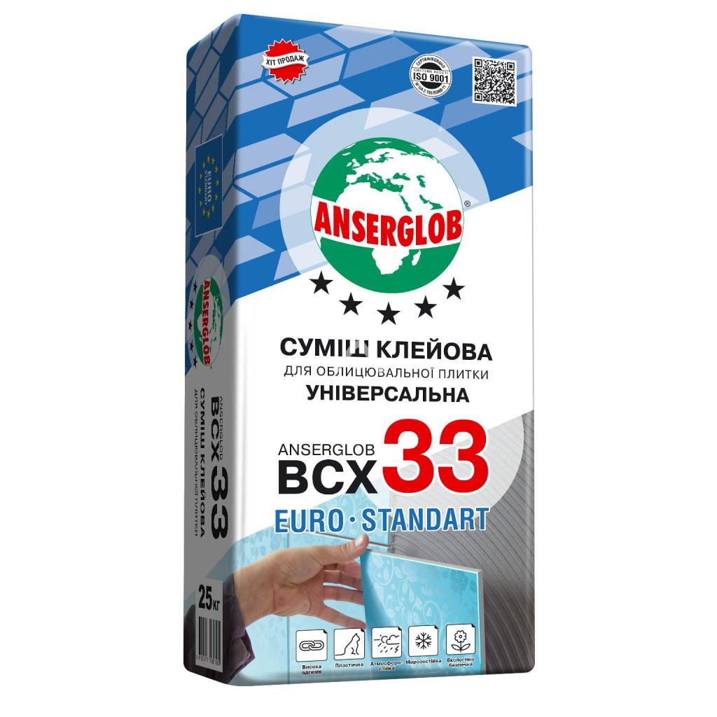 Клей для плитки Anserglob BCX 33