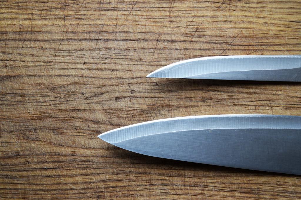 Различные лезвия ножей