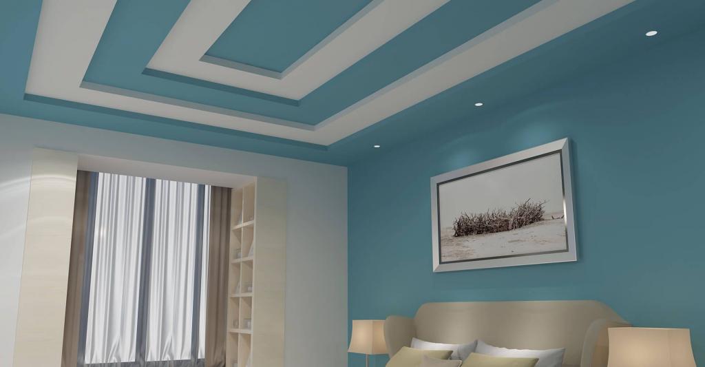 Идеи как покрасить потолок из гипсокартона